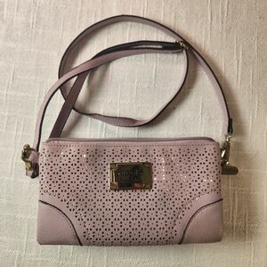 Nicole Miller Pink Crossbody Bag